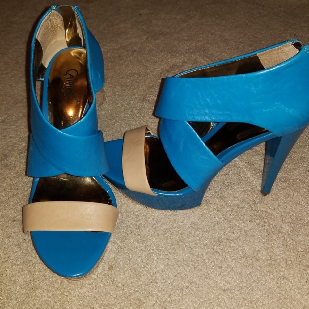 Teal heels